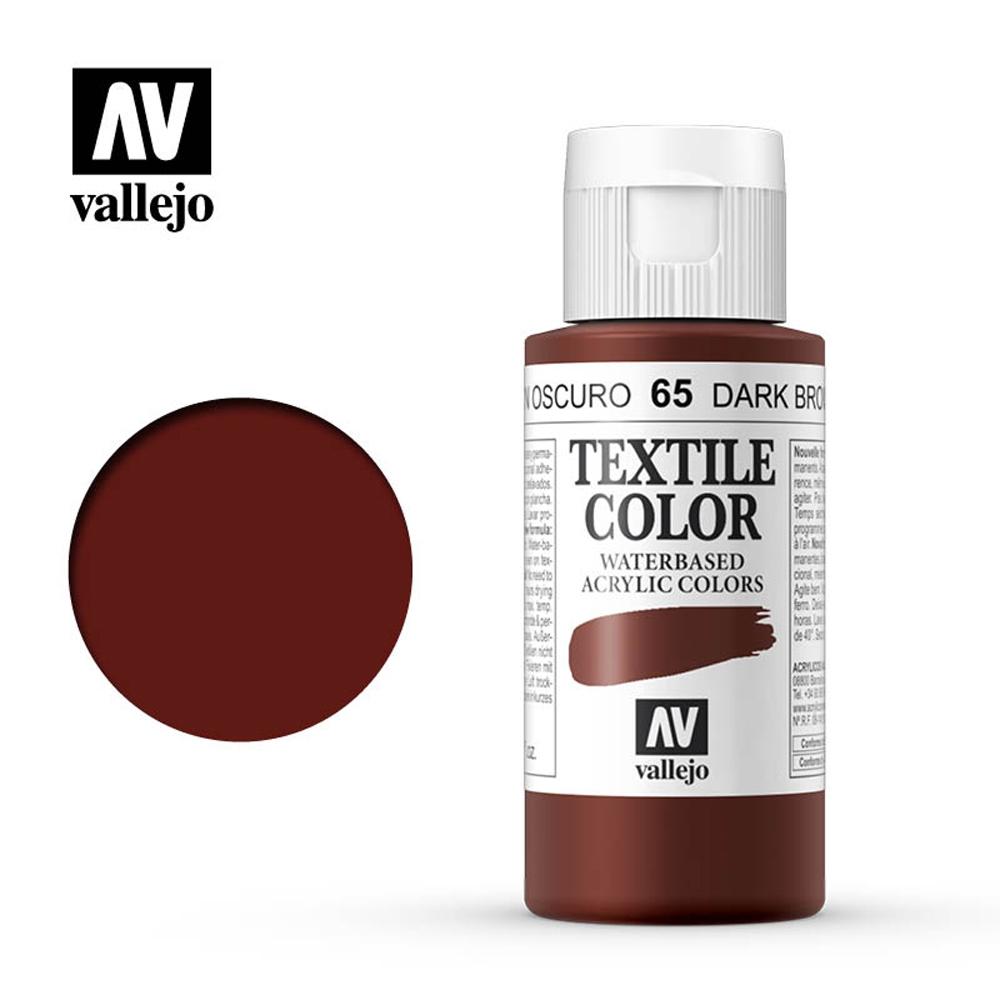 Textil Color 65 Marrón Oscuro 60 ml.