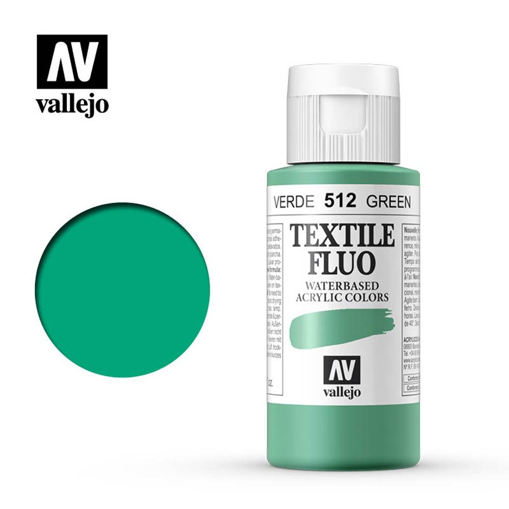 Textil Color 512 Verde Fluo 60 ml.