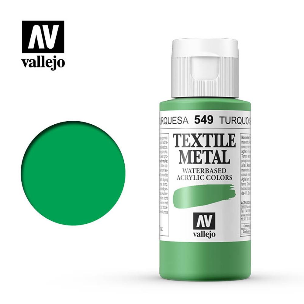 Textil Color 549 Turquesa Metal 60 ml.