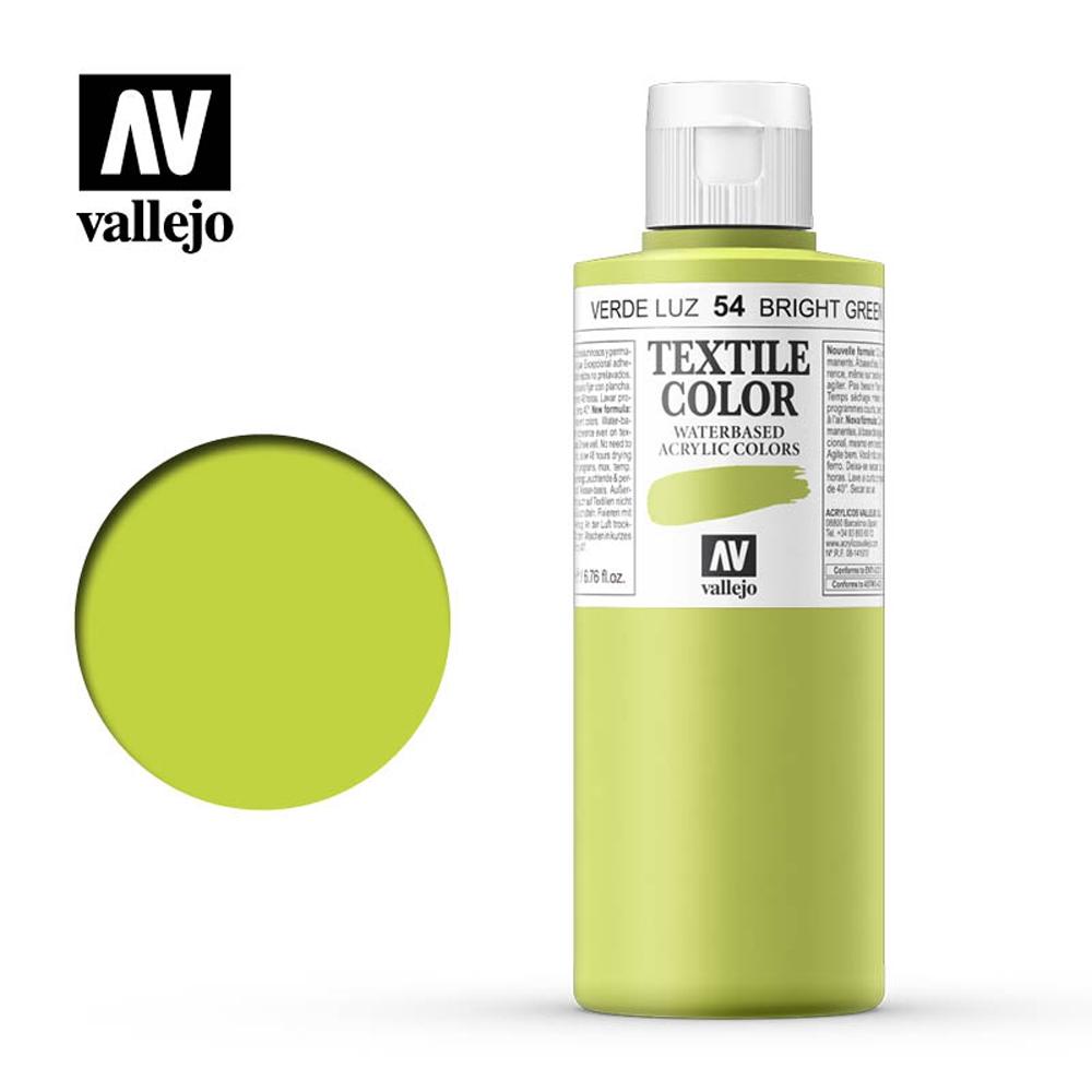 Vallejo : Pintura Textil : 2.0 fl oz : Verde Musgo